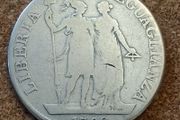 Ligurian Republic 4 Lire 1798 Anno 1