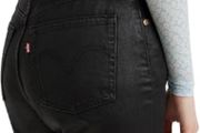 Levis 501 Wax Coated Straight Leg Jeans W27 L30
