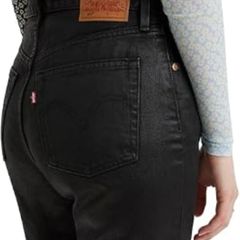 Levis 501 Wax Coated Straight Leg Jeans W27 L30