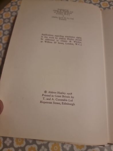 Brave new world revisited.. Aldous Huxley. First edition