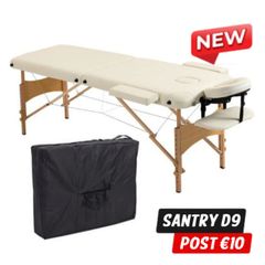 Portable Massage Table Folding Spa Beauty Therapy Bed Cream