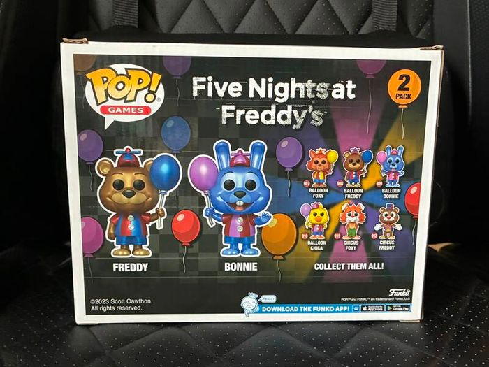 Five Nights at Freddys plushies and dragon figures