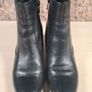 Womens ECCO Sculpted black leather ankle boots zip up Size UK 6 EU 39 Image 3