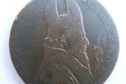 Antique Cronebane Wicklow Half-Penny Conder Token- 1789 - Associated Irish Mining Company