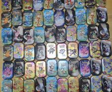 pokemon mystery tins.