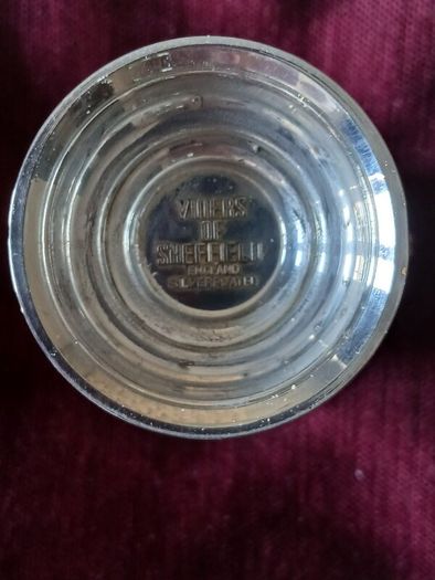 Antique Viners of Sheffield Silver Plate Lions Head Miniature Ice Bucket