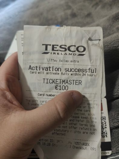 100 ticketmaster voucher