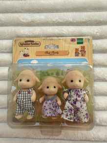 Sylvanian Families Epoch Sheep Family Dingle 1440 new THe BOx IS DAmaged Please see pictures