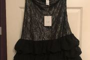 BNWT Vila Anja black lace sleveless dress size XL UK12 EU40 Postage included