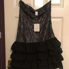 BNWT Vila Anja black lace sleveless dress size XL UK12 EU40 Postage included