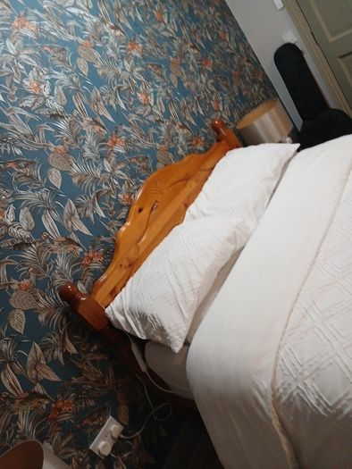 Wooden frame Double bed