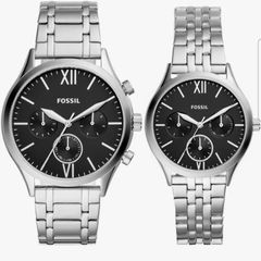 Fossil Mens And Womens Watch Set