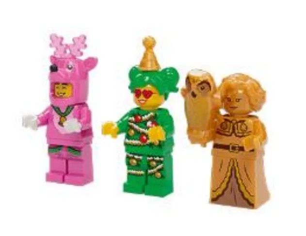 3x Lego Christmas figures