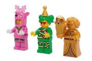 3x Lego Christmas figures