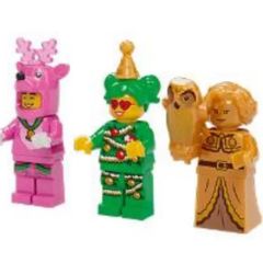 3x Lego Christmas figures