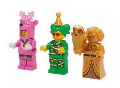 3x Lego Christmas figures