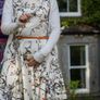 Dress, cream grey and orange Image 9