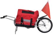 Bicycle Cargo Trailer One-wheel with Storage Bag