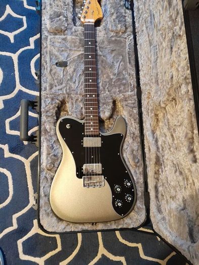 Fender Professional ii Telecaster Deluxe mercury. Rare finish. Trades accepted.