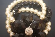 3 Pearl Flower Bracelet