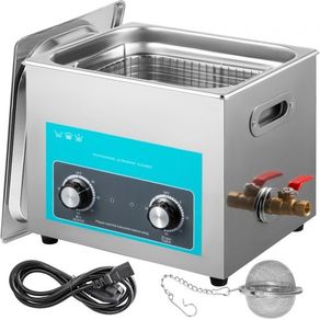 15L Ultrasonic Cleaner Jewelry Cleaner with Heater Timer for Jewelry Cleaning Knob Control Eyeglass Rings Dentures Music Instruments