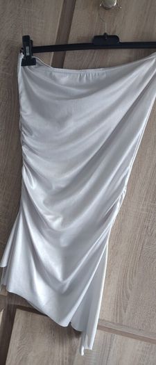 asymmetric top / mini dress fits size small