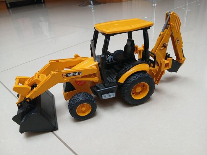 tractor and digger