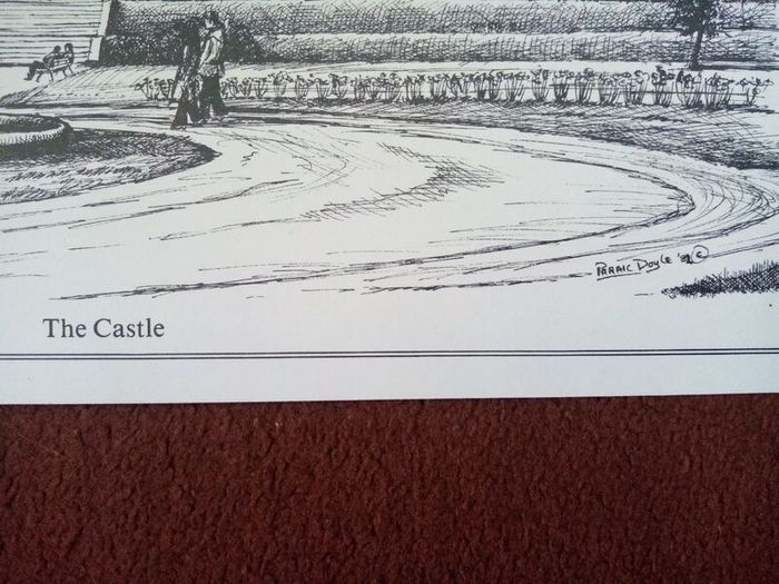 Vintage Kilkenny Castle print by Paraic Doyle limited edition
