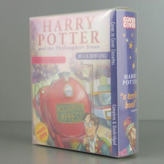 Harry Potter and the Philosopher's Stone audiobook read by Stephen Fry 6 cassette tapes