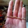 Dark and clear stoned gold tone bracelet Image 3