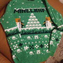 Minecraft Christmas jumper