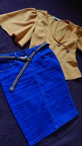 Blue Skirt  Size 8-12