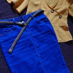 Blue Skirt  Size 8-12