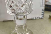 Vintage old Cut Crystal Candlestick, tea lite ,Candle Holder from the 1920s