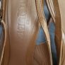 Alexander McQueen Tan Leather Crystal Embellished Skull Detail Peep Toe Pumps Size 40.5 (Fit 7-7.5UK) - Rrp 695 (New) Image 5