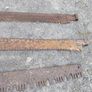 Three vintage crosscut saw blades, Image 7