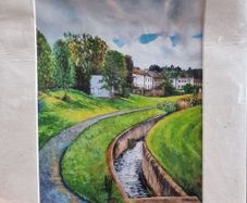 Windy Arbour painting by F Martin