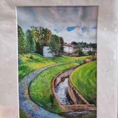 Windy Arbour painting by F Martin