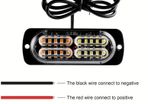2pcs 20 LED  Lights - 18 kinds of Modes ,Back / Side Lighting
