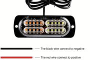 2pcs 20 LED  Lights - 18 kinds of Modes ,Back / Side Lighting