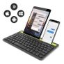 Dual Channel Bluetooth Wireless Keyboard 3.0 Bluetooth Keyboard Suitable for Laptop Smartphone iPad, Tablet Multi Device Image 4