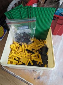vintage Lego set 1053-1 community buildings