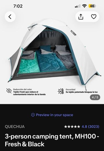 camping tent set