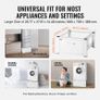 Laundry Pedestal 686mmW x 366mmH, Washer And Dryer Base Stand Platform Universal Fit 299kg Capacity, Heavy Duty Multi-Functional Base for Washing Machine with Drawer & Rich Accessories Image 3