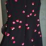 Kate Spade black falling floral ruffle detail dress with pink/red petals Sz 4 (Fit 10 UK) - Rrp 398 Dollars Image 10