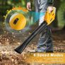 Cordless Leaf Blower for Dewalt 18V Battery, 6 Speeds Handheld Electric Air Blower Powerful for Garden Lawn Care Leaf Snow Blowing,Car Computer Dust Cleaner (Tool Only,no Battery) Image 7