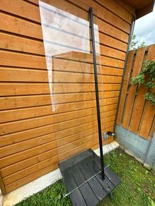Shower glass panel