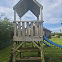 Garden slide set