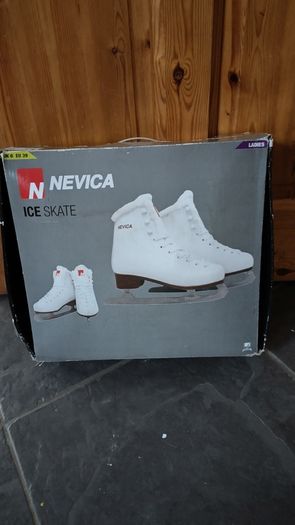 White ice skates
