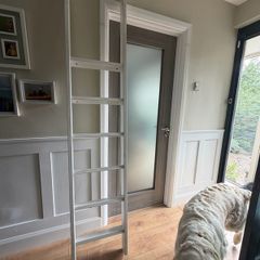 Ladder off double loft bed